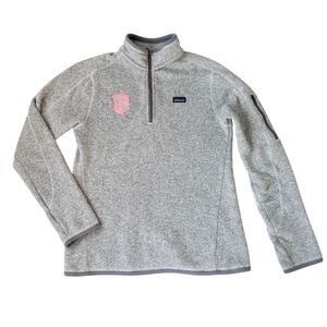 Patagonia Better Sweater Quarter-Zip Pullover Gray Size M